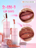 SHEGLAM Line To Shine Peel-Off Lip Tint & Gloss Duo