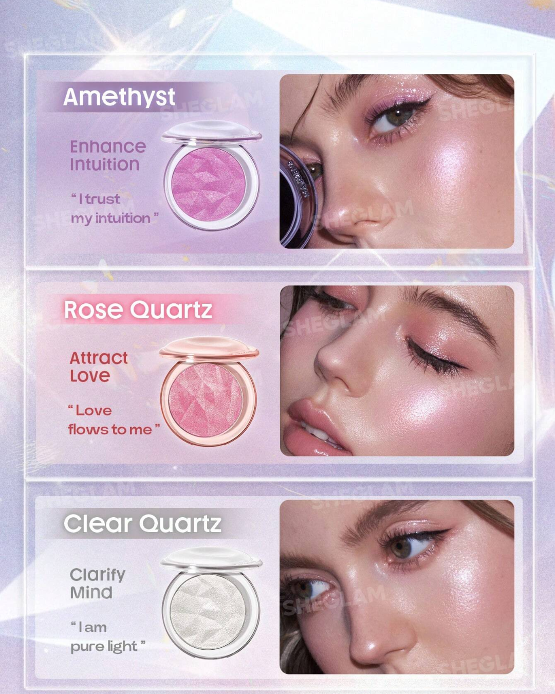 Sheglam Crystal Intentions High Vibration Blushlighter