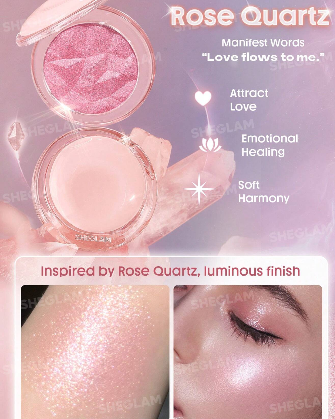 Sheglam Crystal Intentions High Vibration Blushlighter