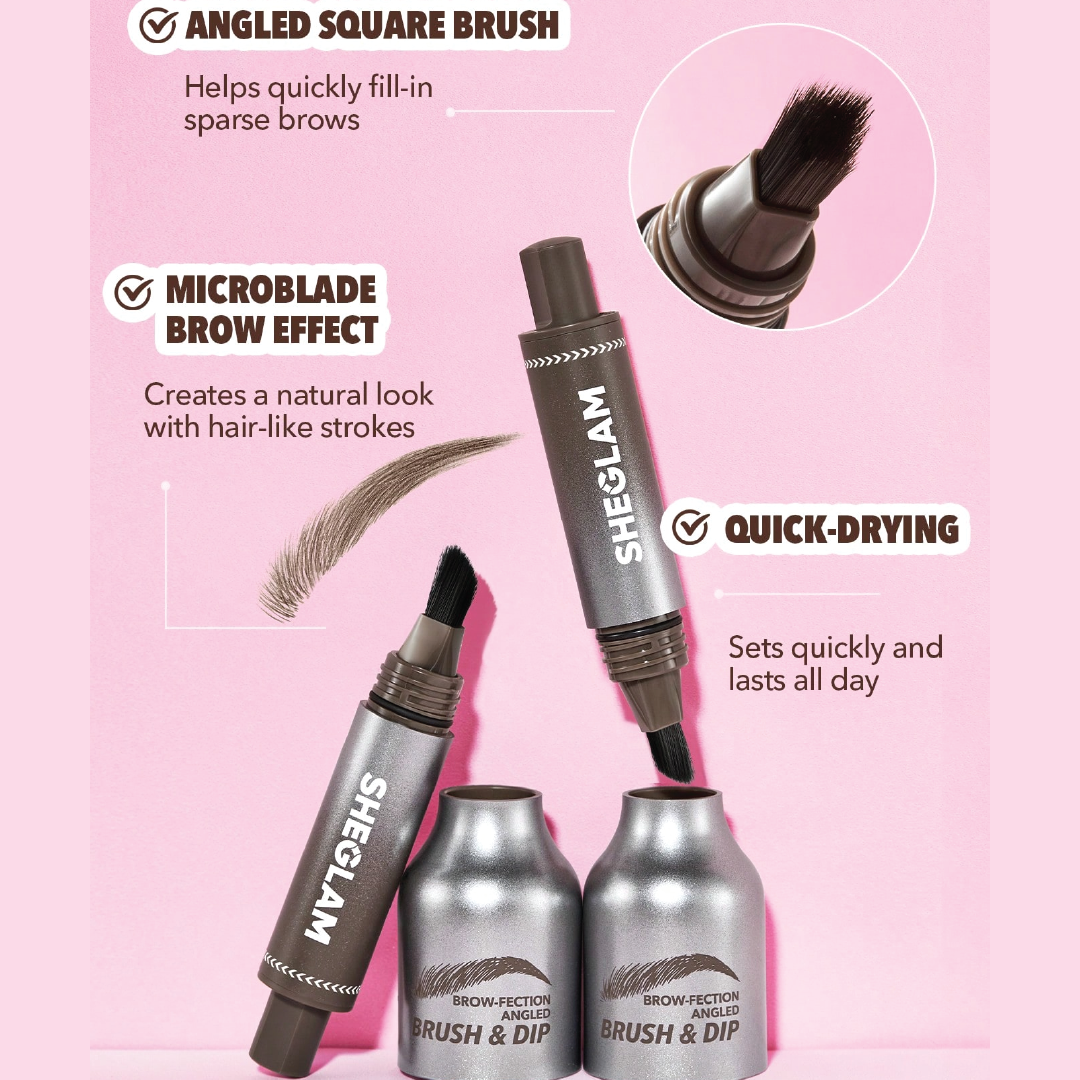 SHEGLAM Brow-Fection Angled Brush & Dip