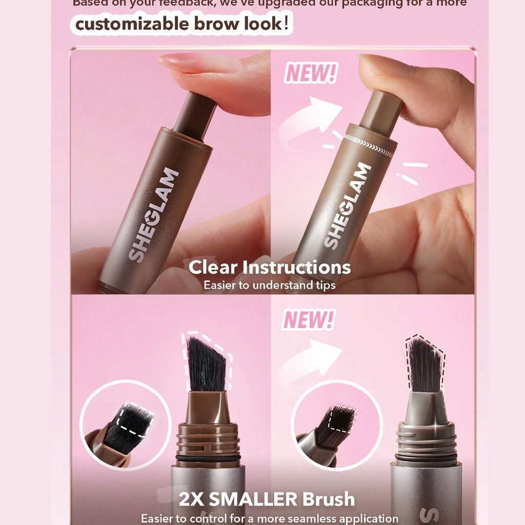 SHEGLAM Brow-Fection Angled Brush & Dip
