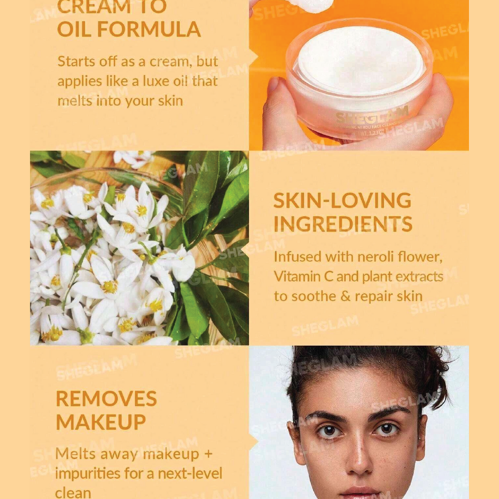 SHEGLAM Nourishing Neroli Face Cleansing Balm