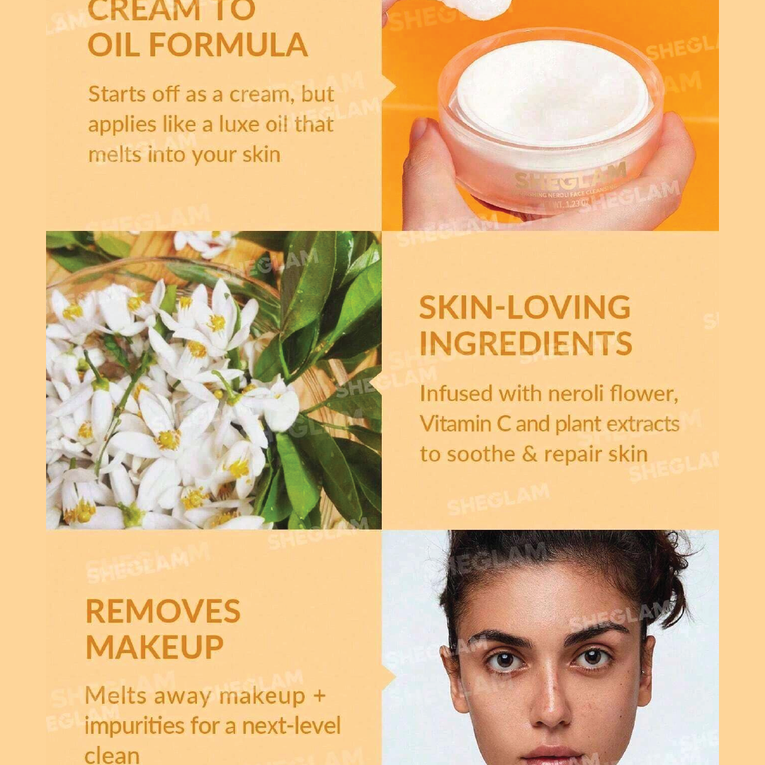 SHEGLAM Nourishing Neroli Face Cleansing Balm