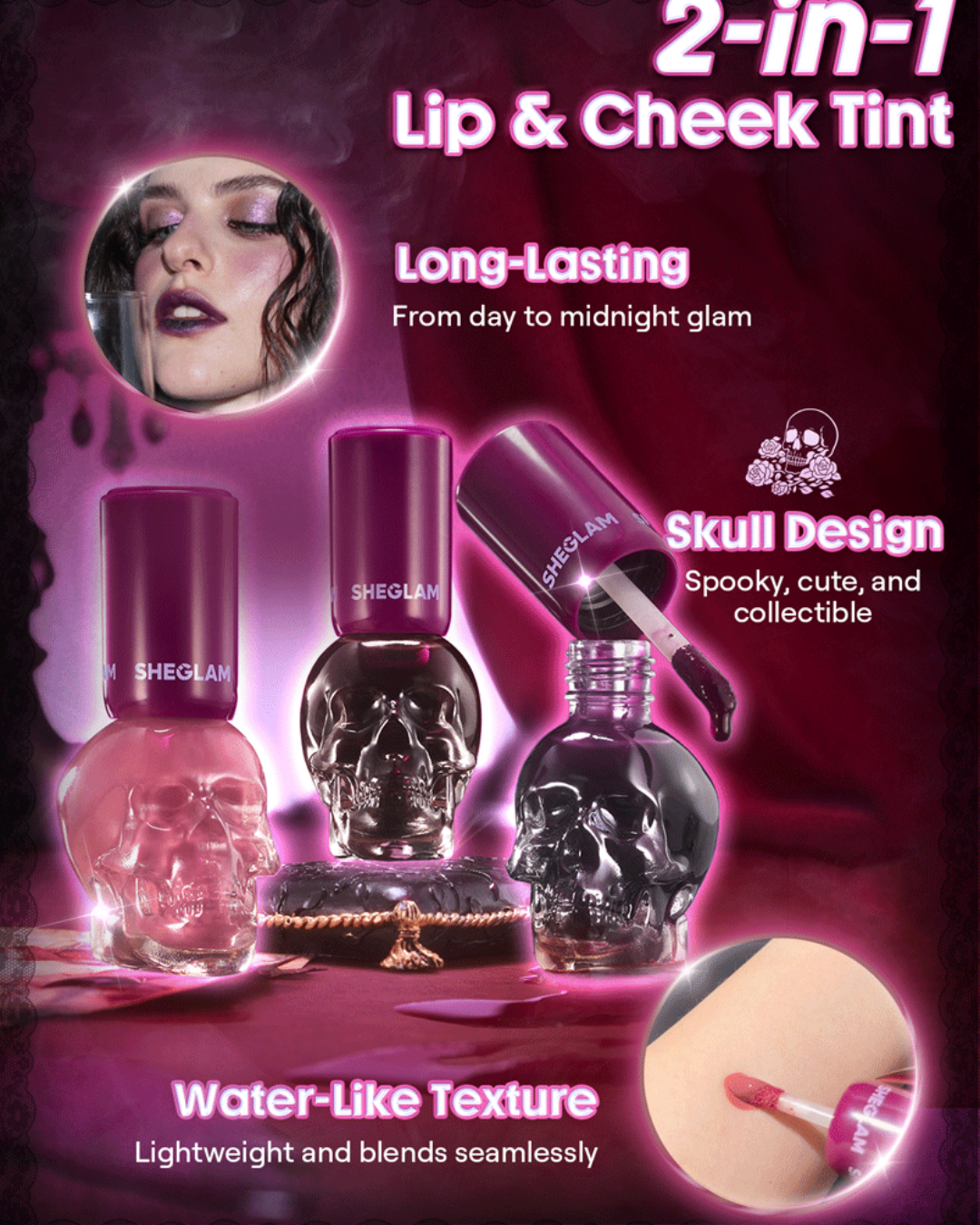 SHEGLAM Dark Romantasy Lip & Cheek Tint