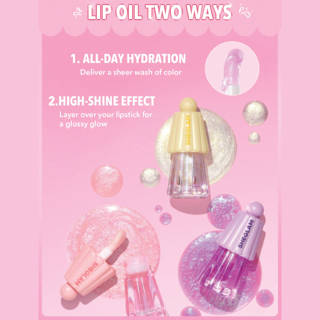 SHEGLAM Jelly Wow Hydrating Lip Oil