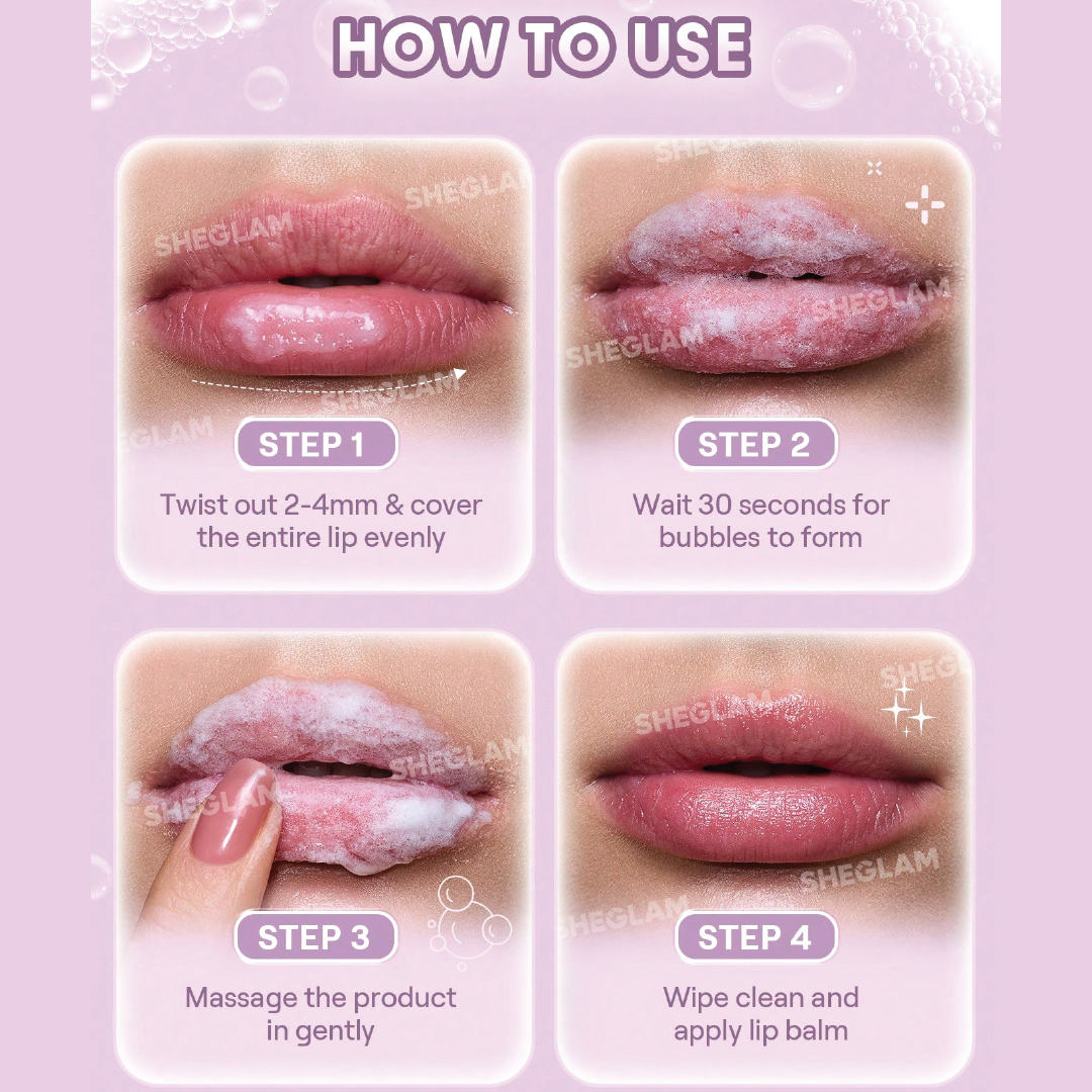 SHEGLAM Bubble Buff Lip Scrub