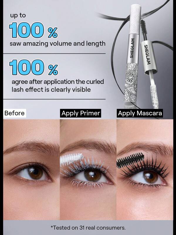 SHEGLAM All-In-One Primer & Tubing Volume Mascara