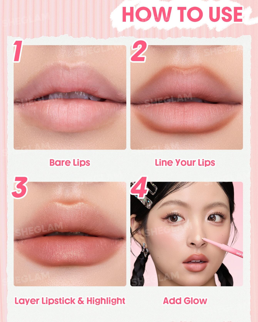 SHEGLAM Silky Glow Lip & Eye Pen