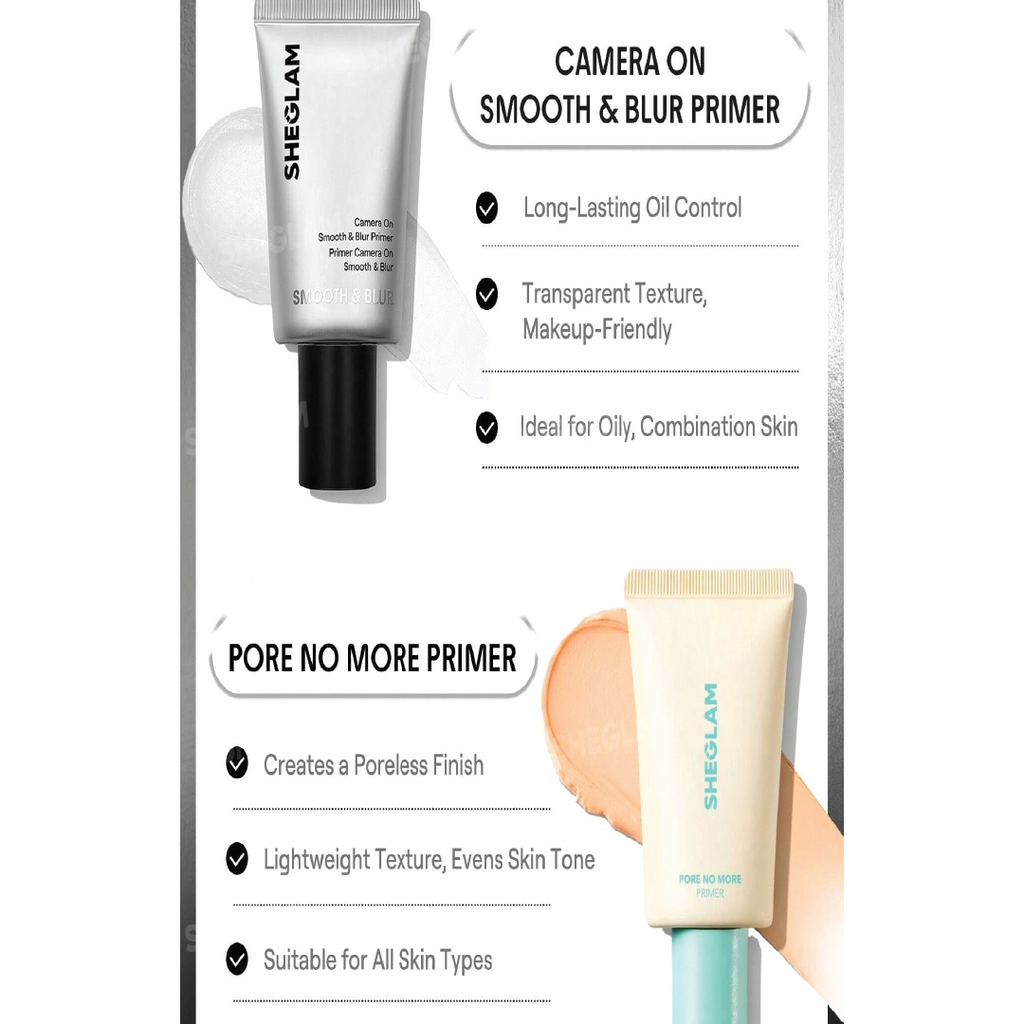 SGEGLAM Camera On Smooth & Blur Primer