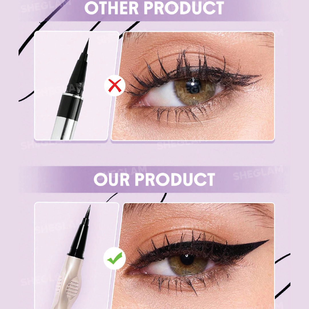 SHEGLAM Glide Control Liquid Eyeliner-Matte Black